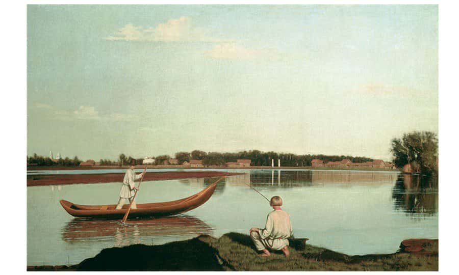 Grigori Soroka  romantisme russe Pecheurs